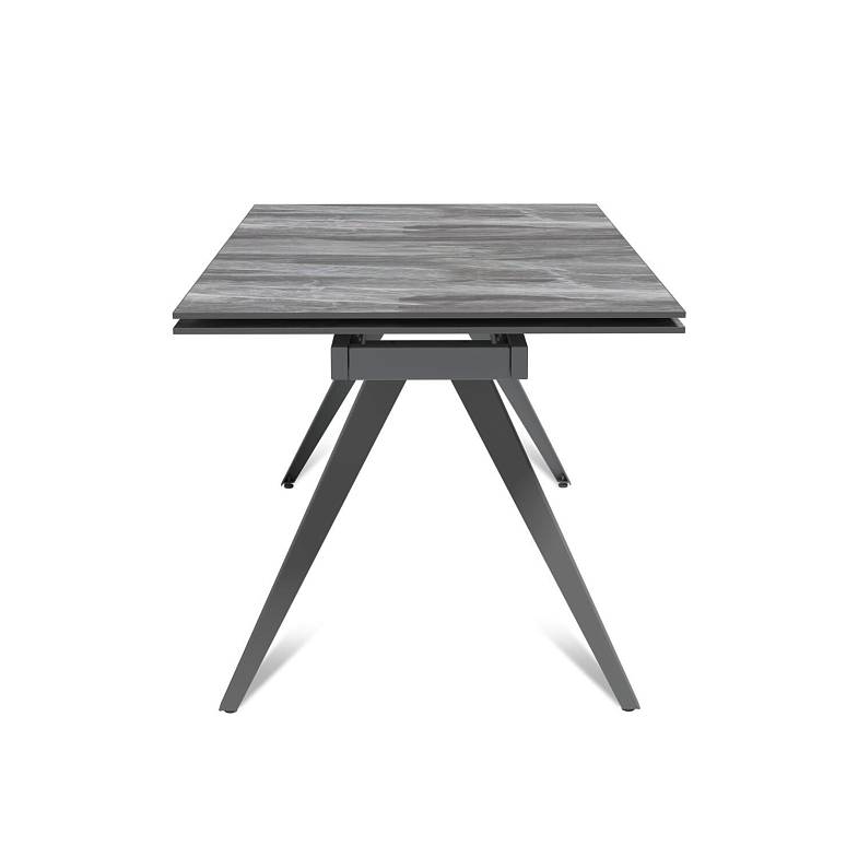 Стол раскладной Asti (160+40+40), керамика глянцевая Italian Light Grey