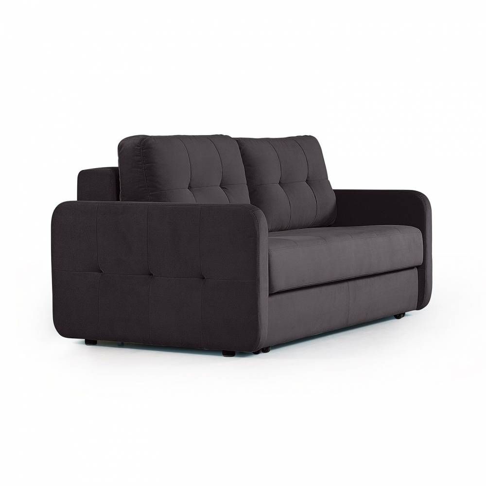 Karina 02 диван-кровать двухместный велюр серый