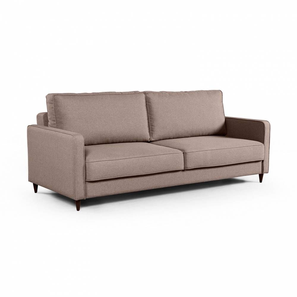 Oslo диван-кровать прямой рогожка серый