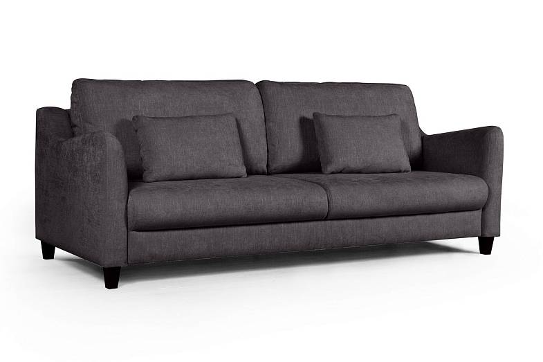 Stockholm диван-кровать прямой велюр серый