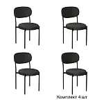 Стул Mason, комплект (4шт), бархат антрацит 14