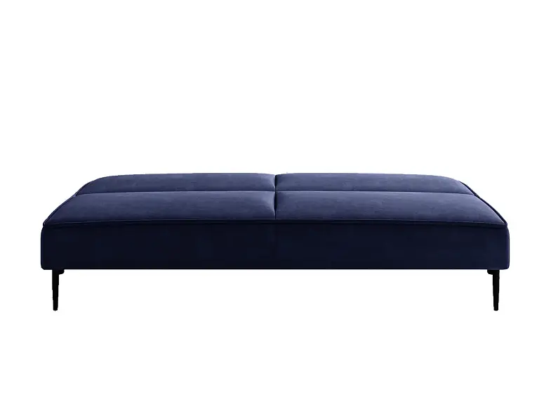 Este диван-кровать трехместный, прямой, без подлокотников, бархат 81