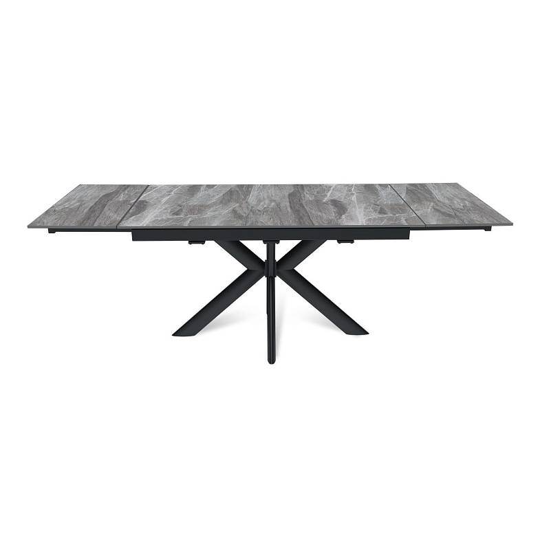 Стол раскладной Strong (140+40+40), керамика глянцевая Italian Light Grey