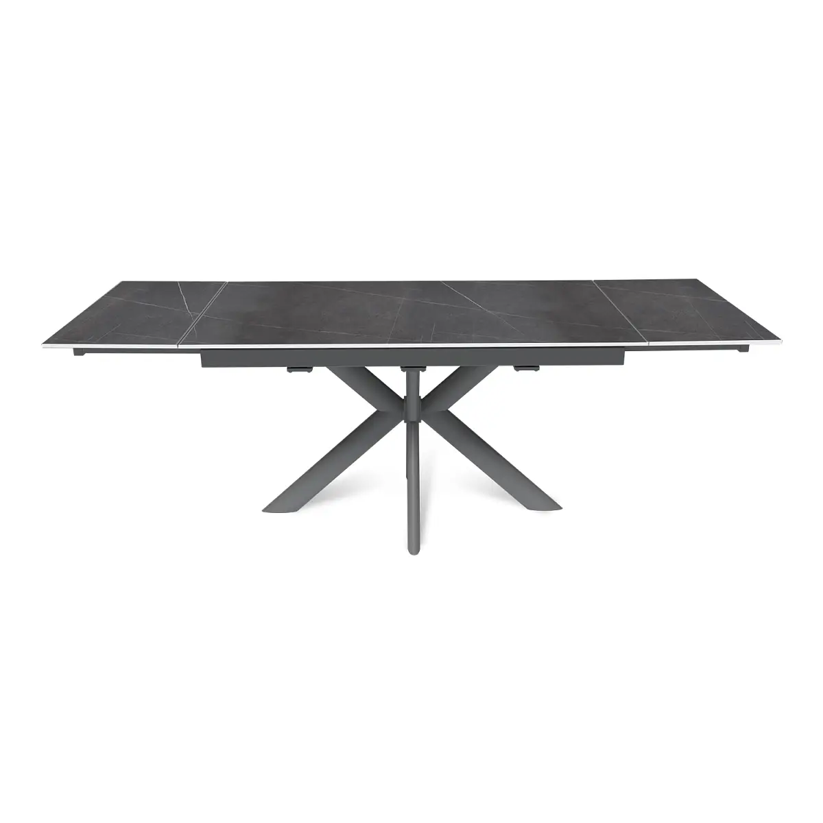 Стол раскладной Strong (140+40+40), керамика матовая Armani Grey изображение Стол раскладной Strong (140+40+40), керамика матовая Armani Grey фото