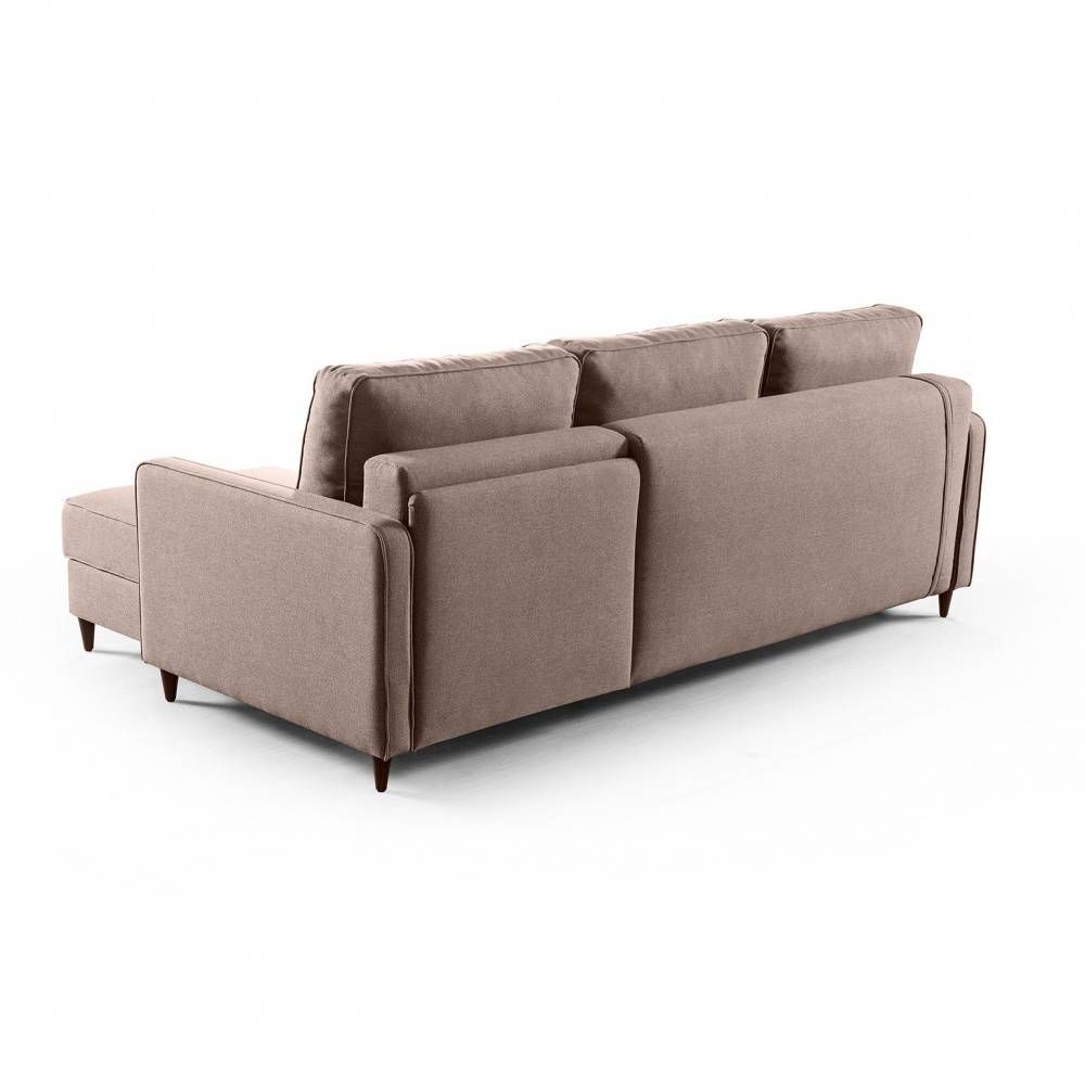 Oslo диван-кровать с шезлонгом рогожка серый