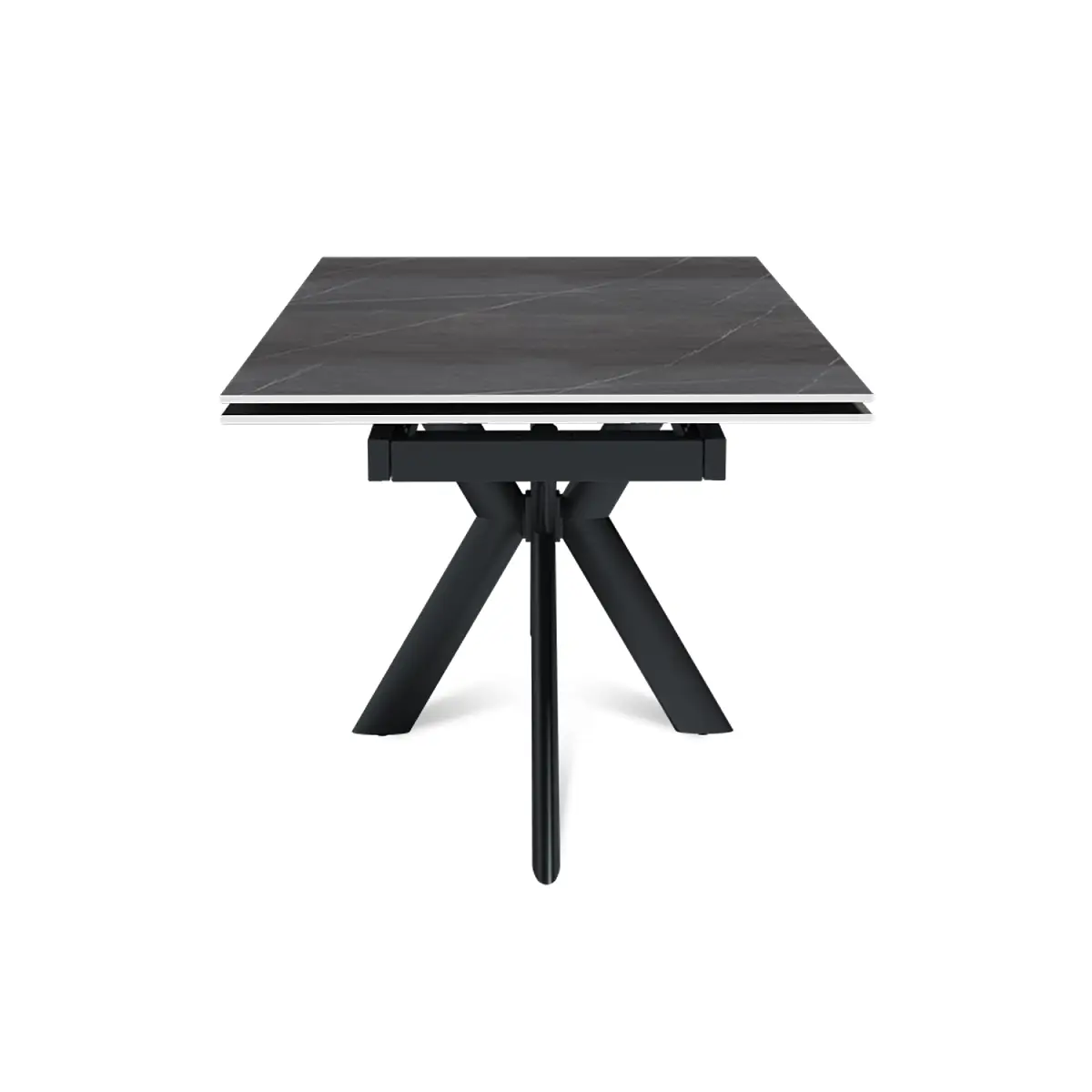 Стол раскладной Strong (160+40+40), керамика матовая Armani Grey изображение Стол раскладной Strong (160+40+40), керамика матовая Armani Grey фото