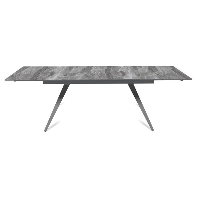 Стол раскладной Asti (160+40+40), керамика глянцевая Italian Light Grey
