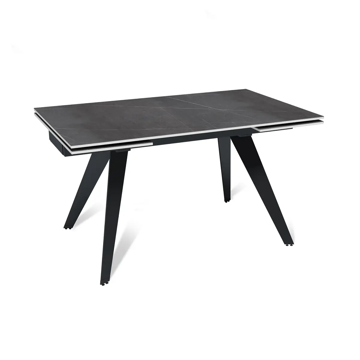 Стол раскладной Rhein (140+40+40), керамика матовая Armani Grey изображение Стол раскладной Rhein (140+40+40), керамика матовая Armani Grey фото