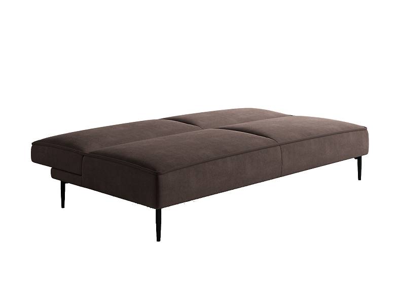 Este диван-кровать трехместный, прямой, без подлокотников, бархат 13