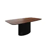 Стол Nolan 160, шпон / опора овал