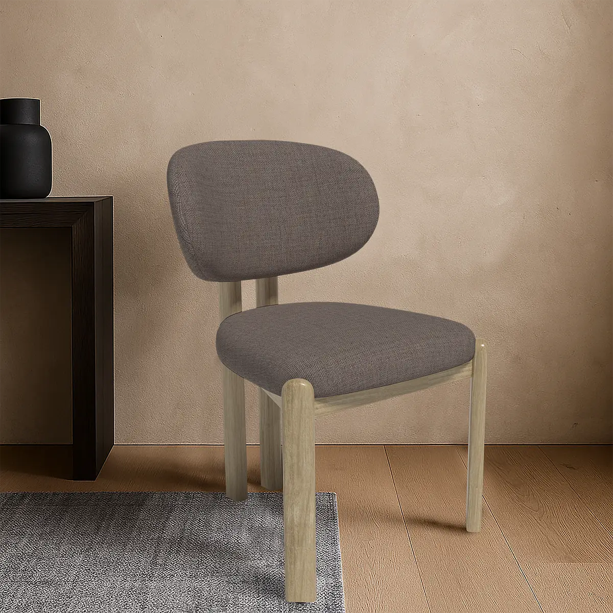 Стул Galloti, дуб светлый, рогожка wellton 297 изображение Стул Galloti, дуб светлый, рогожка wellton 297 фото