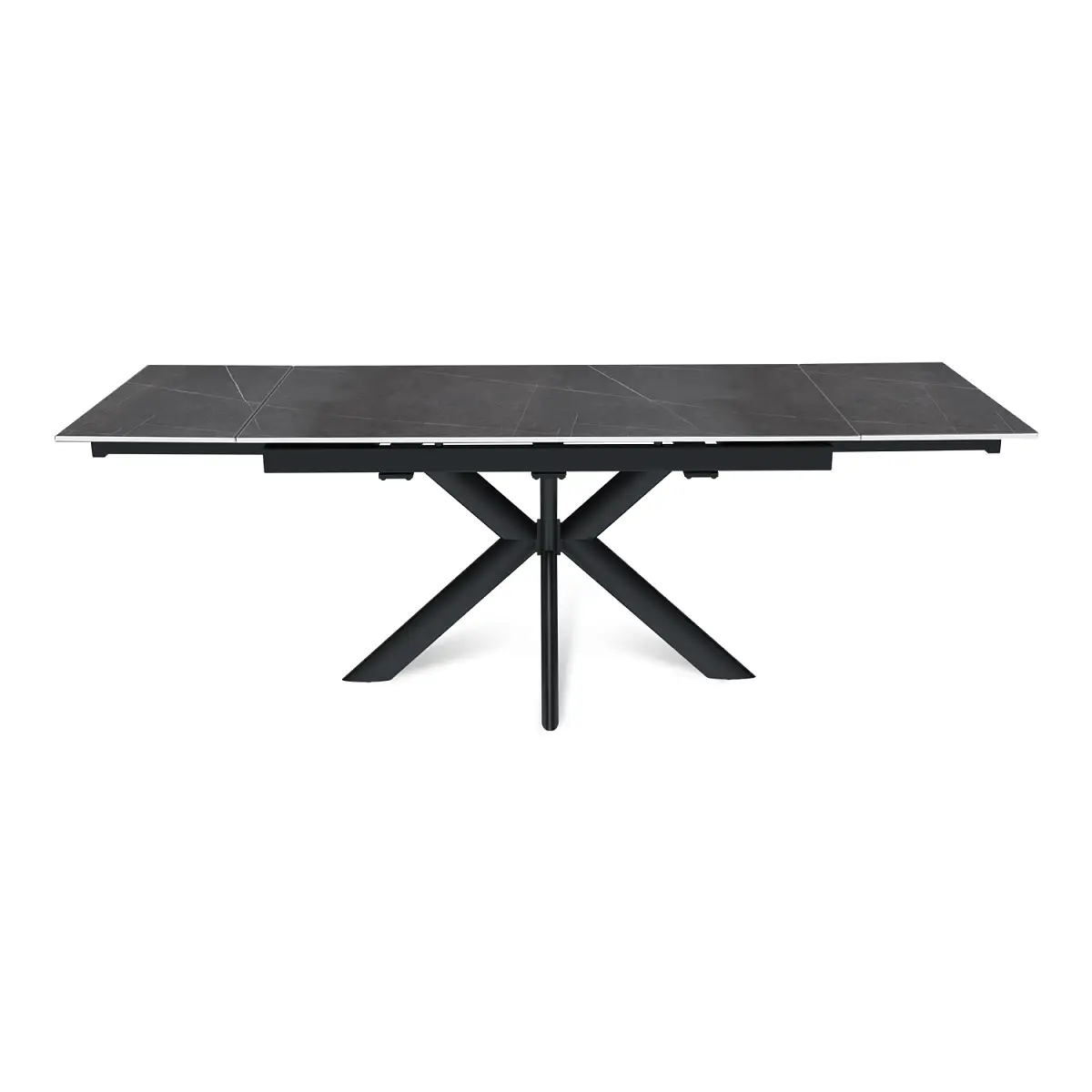 Стол раскладной Strong (140+40+40), керамика матовая Armani Grey изображение Стол раскладной Strong (140+40+40), керамика матовая Armani Grey фото