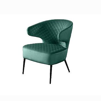 Кресло Richard ромб, бархат зелёный 19 от «Топ концепт»