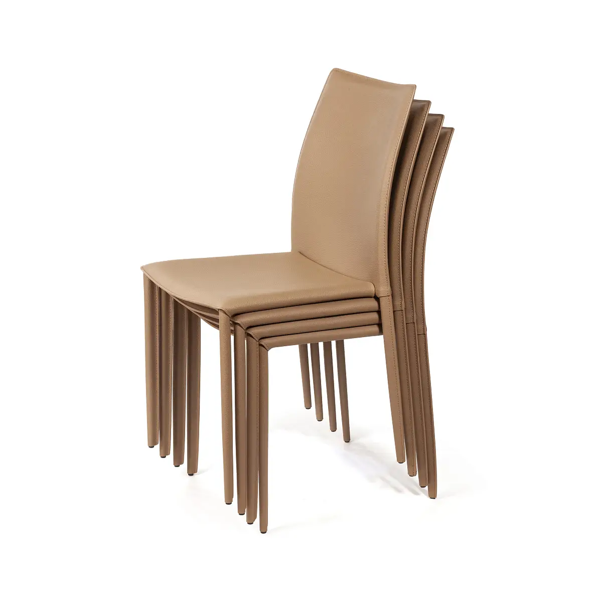 Стул Rolf, кожа фактурная мокко изображение Стул Rolf, кожа фактурная мокко фото