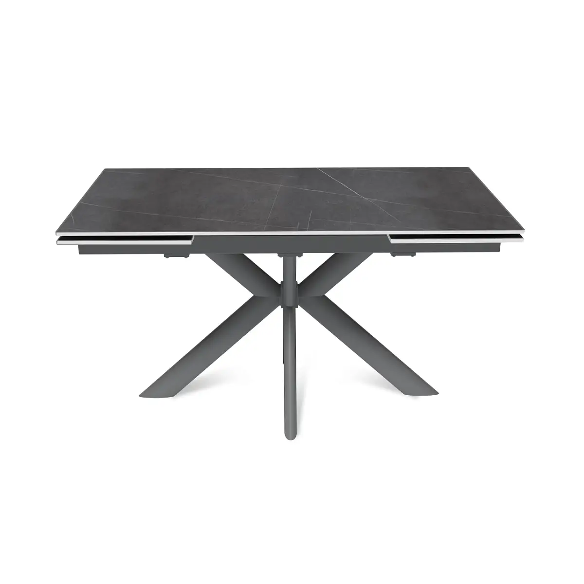 Стол раскладной Strong (140+40+40), керамика матовая Armani Grey изображение Стол раскладной Strong (140+40+40), керамика матовая Armani Grey фото