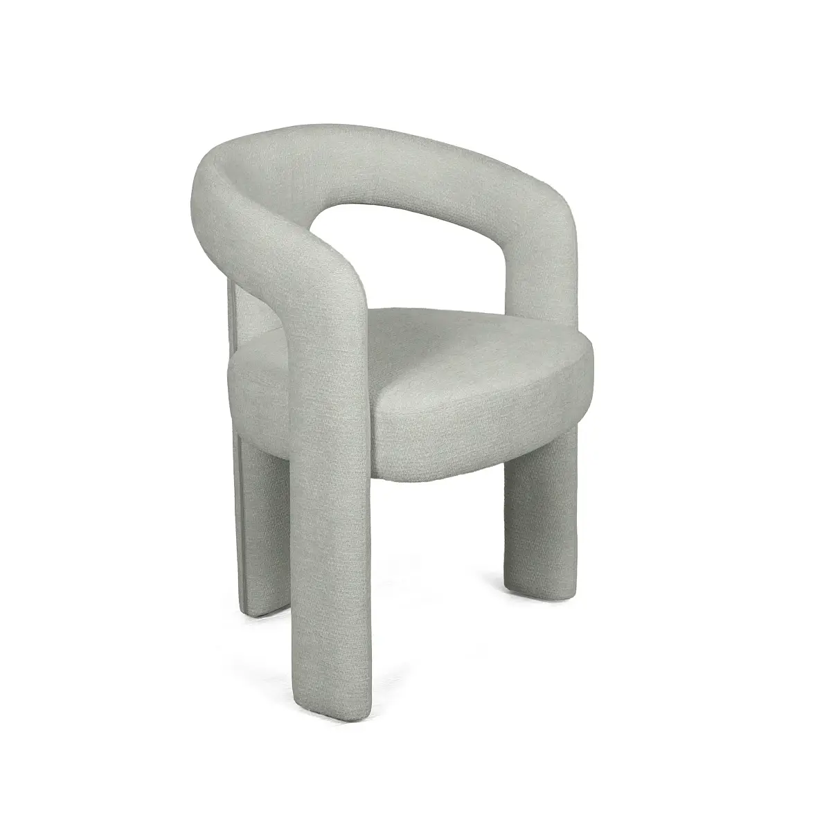 Стул Дива, шенилл Reef silver фото