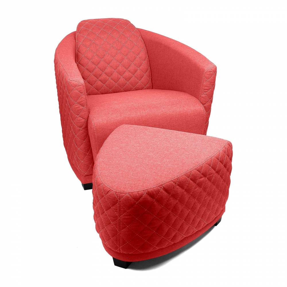 Кресло Tokio, рогожка красный от «Топ концепт»