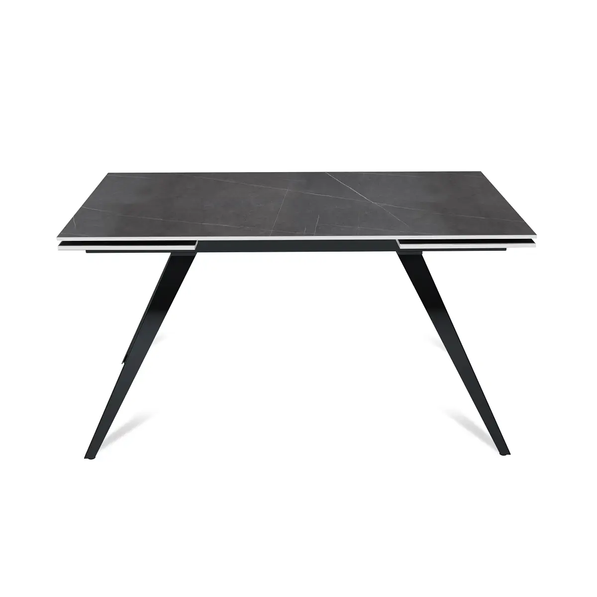 Стол раскладной Asti (140+40+40), керамика матовая Armani Grey matte изображение Стол раскладной Asti (140+40+40), керамика матовая Armani Grey matte фото