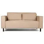 Клаб диван-кровать прямой, велюр Frost beige