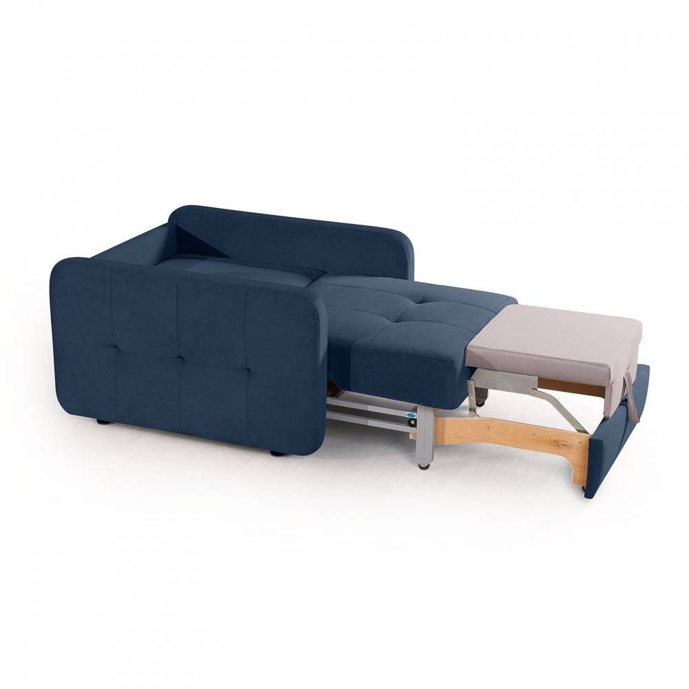 Karina-02 кресло-кровать велюр синий от Top concept