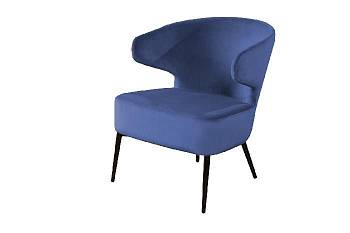 Кресло Richard, бархат синий 29 от «Топ концепт»