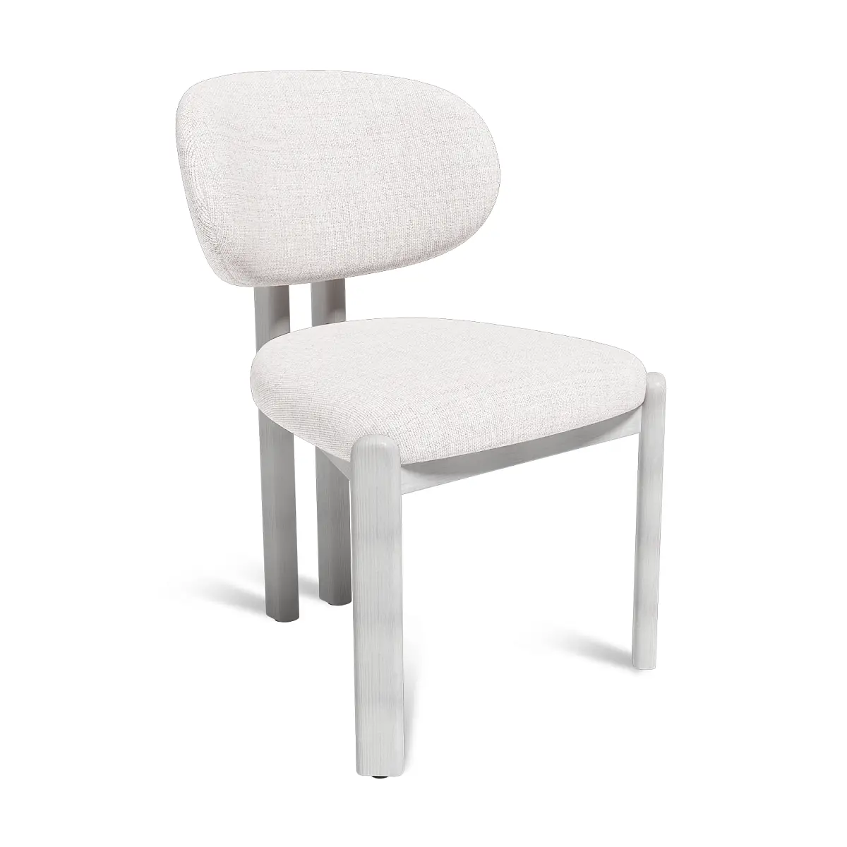 Стул Galloti, бук белый, рогожка wellton 000 изображение Стул Galloti, бук белый, рогожка wellton 000 фото