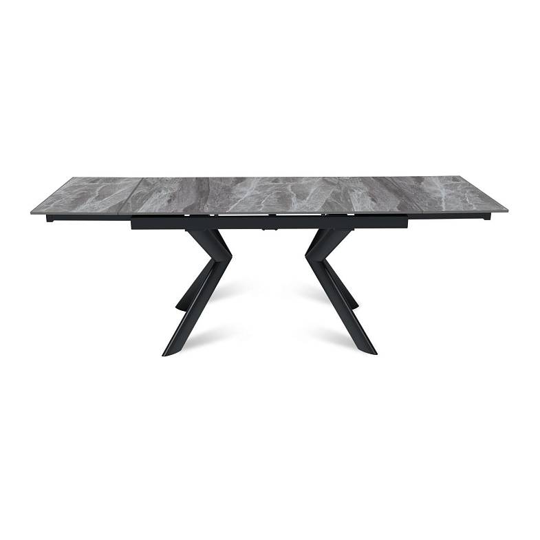 Стол раскладной Bridge (140+40+40), керамика глянцевая Italian Light Grey