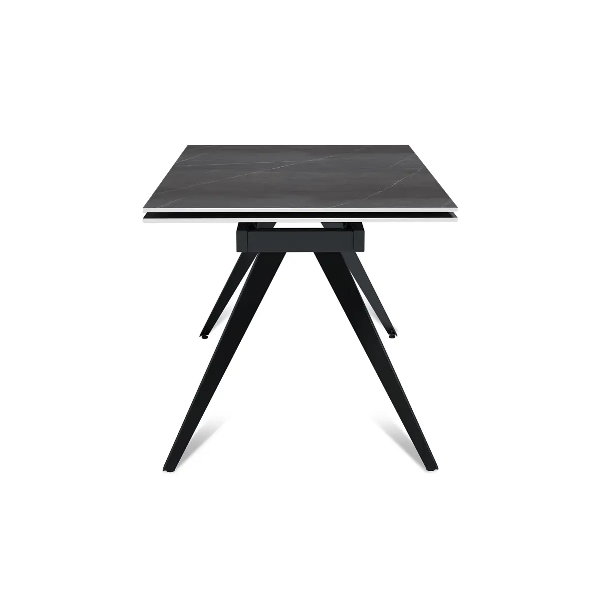 Стол раскладной Asti (140+40+40), керамика матовая Armani Grey matte изображение Стол раскладной Asti (140+40+40), керамика матовая Armani Grey matte фото