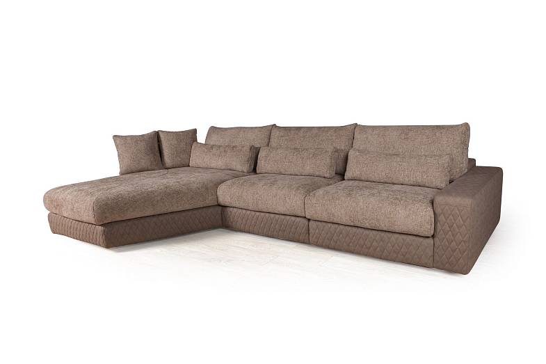 Aldo угловой модульный диван с терминальным шезлонгом