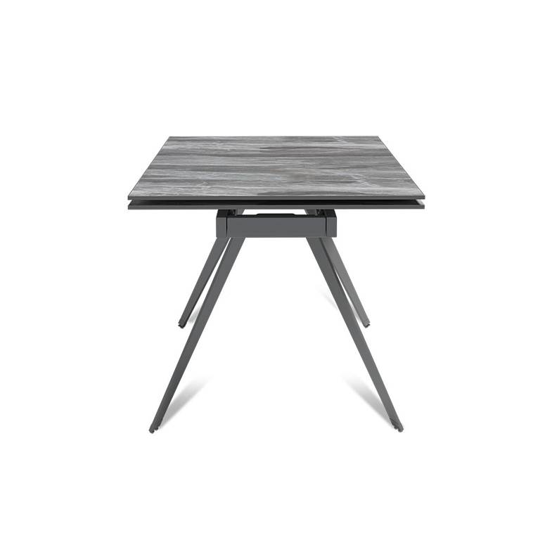 Стол раскладной Rhein (140+40+40), керамика глянцевая Italian Light Grey