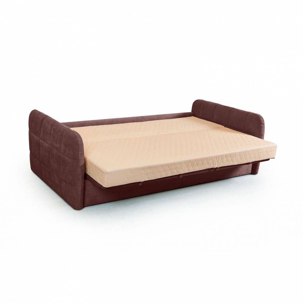 Verona compact диван-кровать прямой велюр коричневый