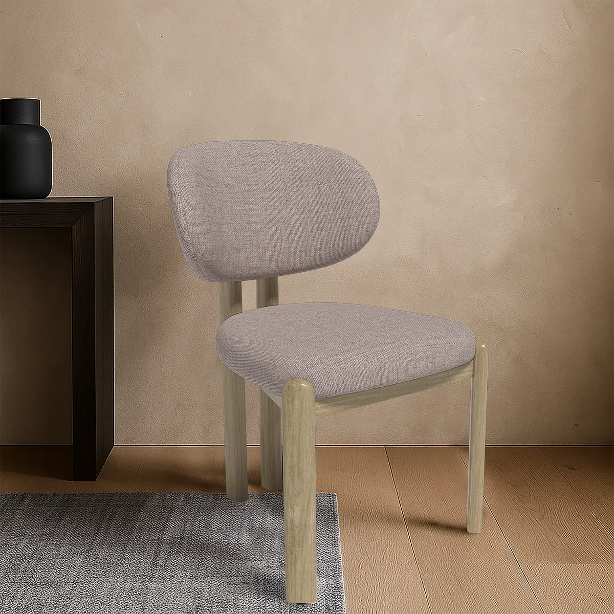 Стул Galloti, дуб светлый, рогожка wellton 230 изображение Стул Galloti, дуб светлый, рогожка wellton 230 фото