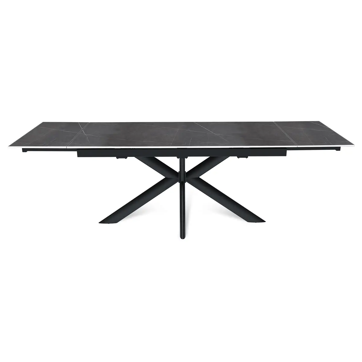 Стол раскладной Strong (160+40+40), керамика матовая Armani Grey изображение Стол раскладной Strong (160+40+40), керамика матовая Armani Grey фото