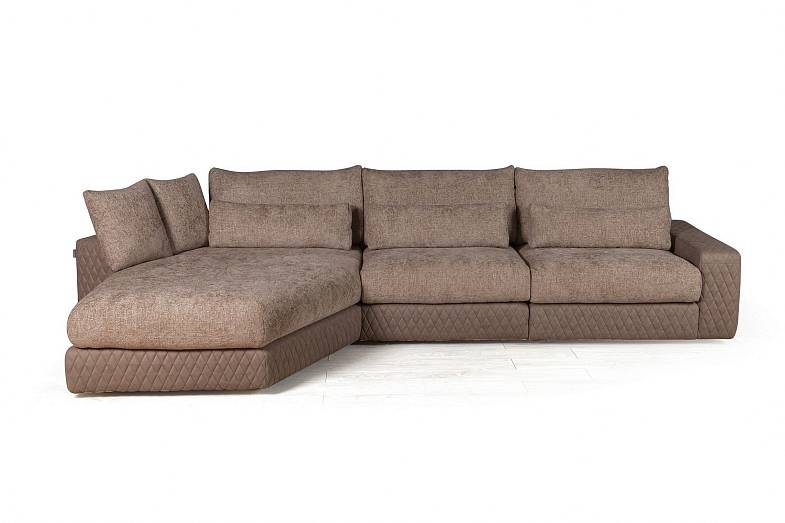 Aldo угловой модульный диван с терминальным шезлонгом