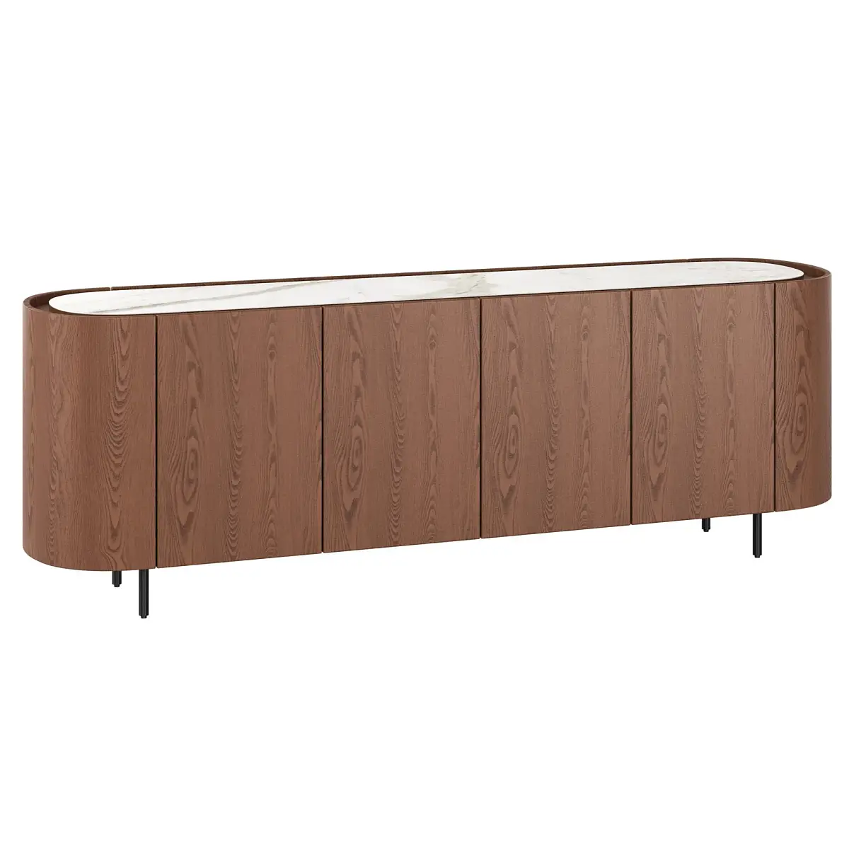 Bilbo комод, темный орех / керамика матовая изображение Bilbo комод, темный орех / керамика матовая фото