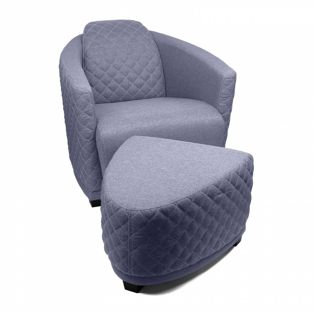 Кресло Tokio, рогожка синий от «Топ концепт»