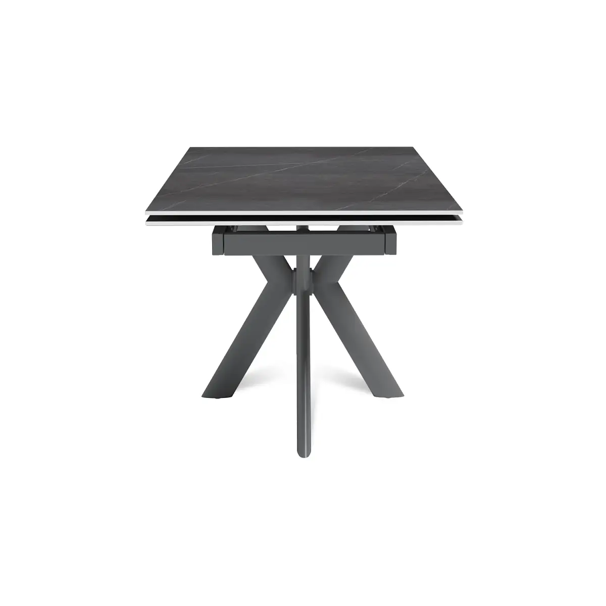 Стол раскладной Strong (140+40+40), керамика матовая Armani Grey изображение Стол раскладной Strong (140+40+40), керамика матовая Armani Grey фото