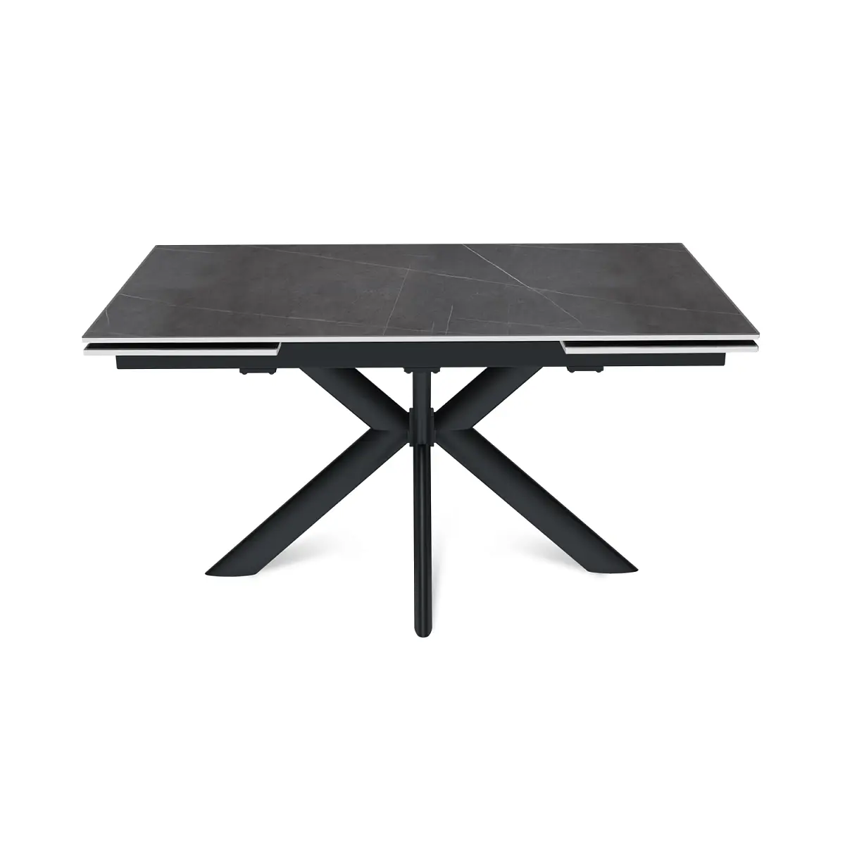 Стол раскладной Strong (140+40+40), керамика матовая Armani Grey изображение Стол раскладной Strong (140+40+40), керамика матовая Armani Grey фото