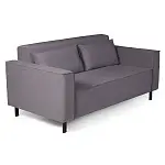 Club диван-кровать прямой, велюр Frost Shark