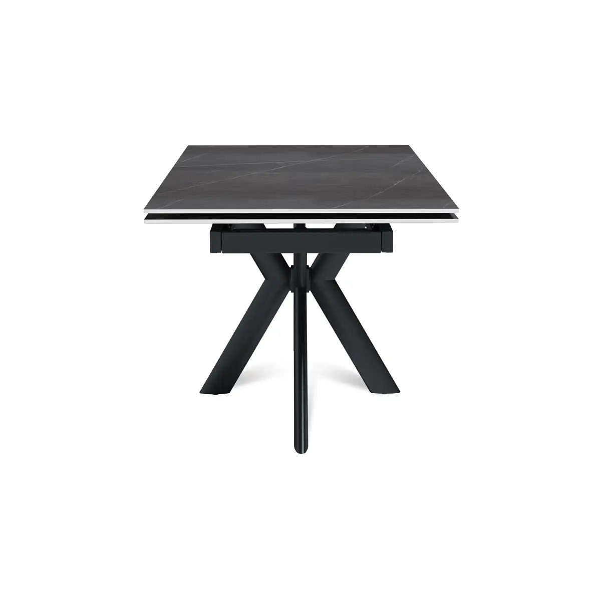 Стол раскладной Strong (140+40+40), керамика матовая Armani Grey изображение Стол раскладной Strong (140+40+40), керамика матовая Armani Grey фото