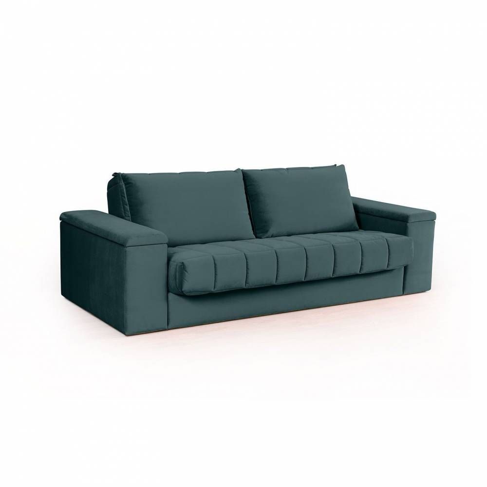 Verona диван-кровать прямой велюр зеленый