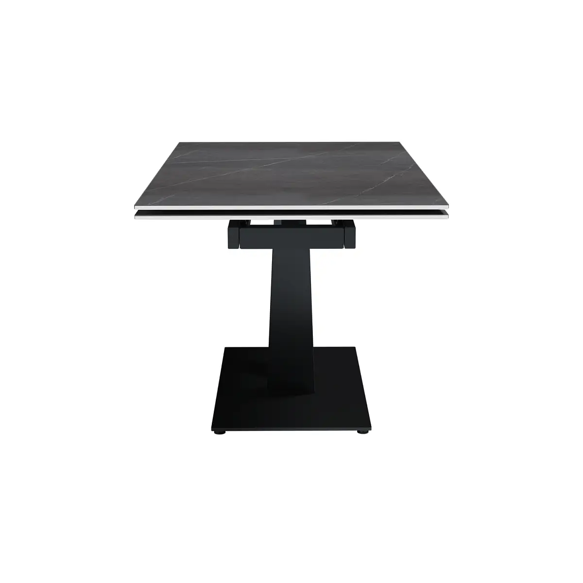 Стол раскладной Malibu (140+40+40), керамика матовая Armani Grey matte изображение Стол раскладной Malibu (140+40+40), керамика матовая Armani Grey matte фото