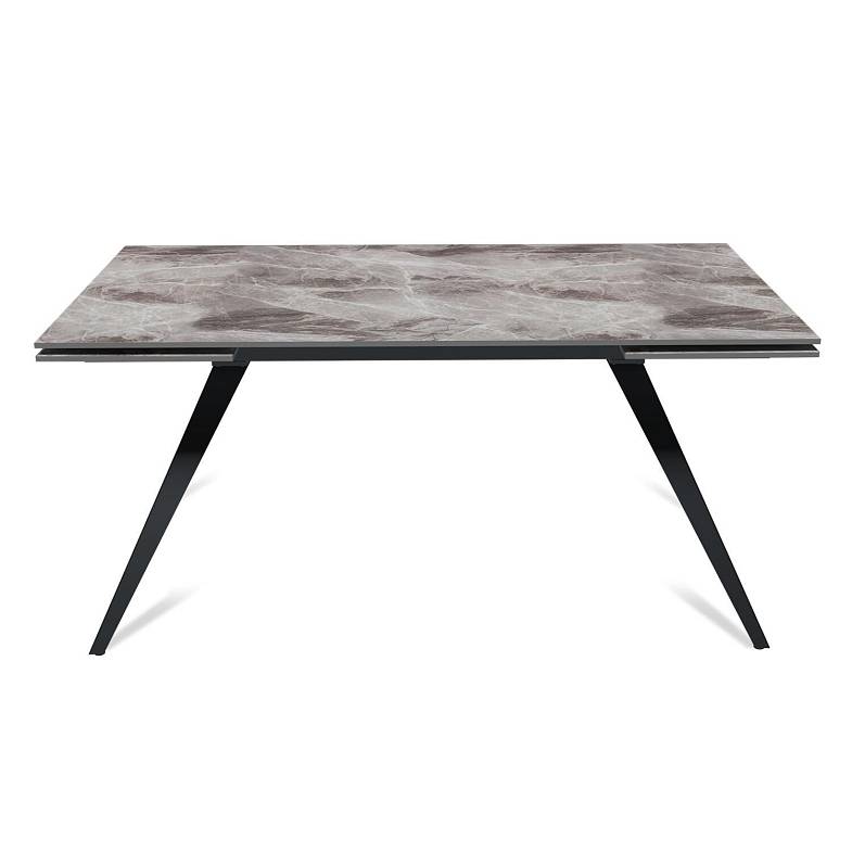 Стол раскладной Asti (160+40+40), керамика глянцевая Italian Dark Grey