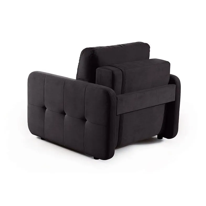 Karina-02 кресло-кровать велюр серый — купить в Москве от «Top concept»