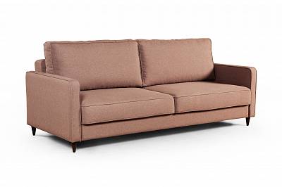 Oslo диван-кровать прямой рогожка коричневый