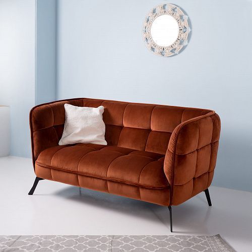 Oslo-2 диван 2-х местный коричневый