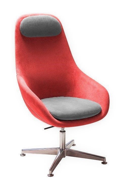 Кресло Concord, велюр красный от Топ концепт
