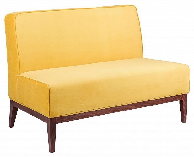 Giron диван велюр желтый