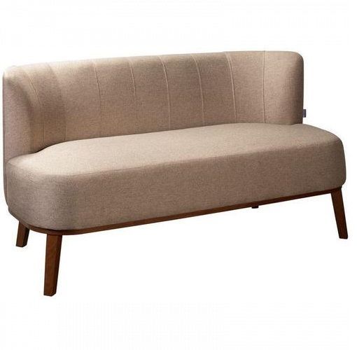 Shafran диван 2-х местный, рогожка светло-коричневый