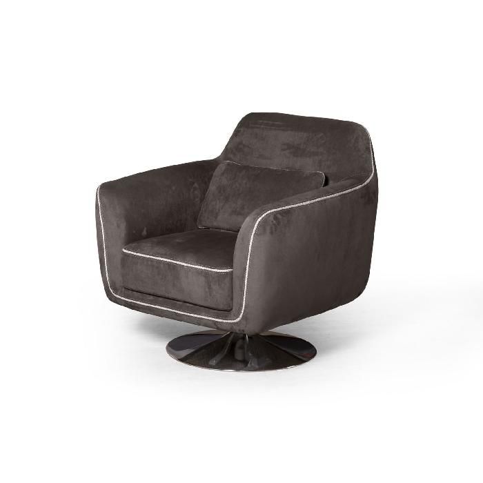 Кресло Marco, искусственная замша Breeze taupe от Топ концепт
